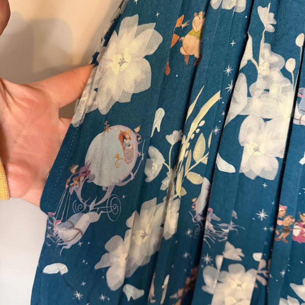 Her Universe Disney Cinderella Icons Print Dress BoxLunch Exclusive Small - Picture 5 of 7